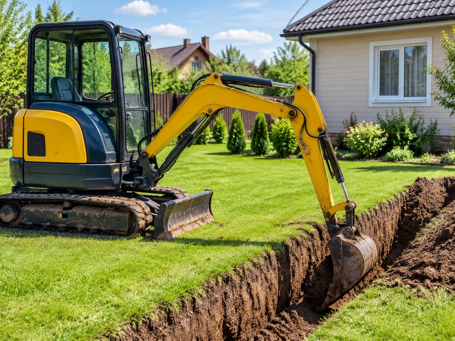 Монтаж септика